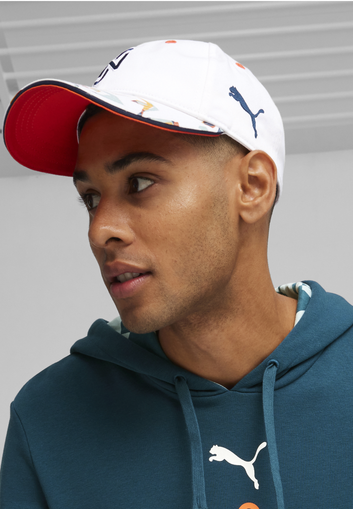Casquette de baseball Puma Neymar da Silva Santos Júnior pour hommes - Blanc