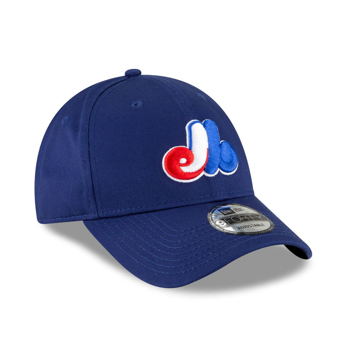 Montreal Expos MLB Team New Era® 9FORTHY Kids' Adjustable Baseball Cap - Royal Blue