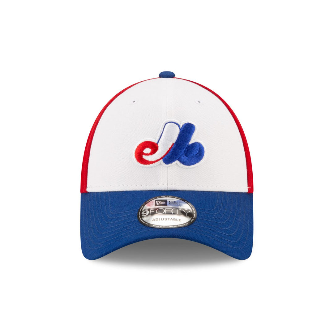 Casquette de baseball New Era® 9FORTHY pour tout-petits, équipe de baseball MLB® des Expos de Montréal - Tricolore