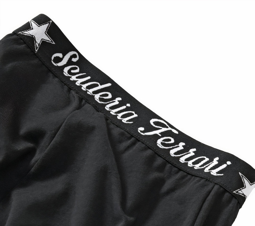 Scuderia Ferrari Youth Young Girl Tights Leggings Yoga Dance Pants - Black