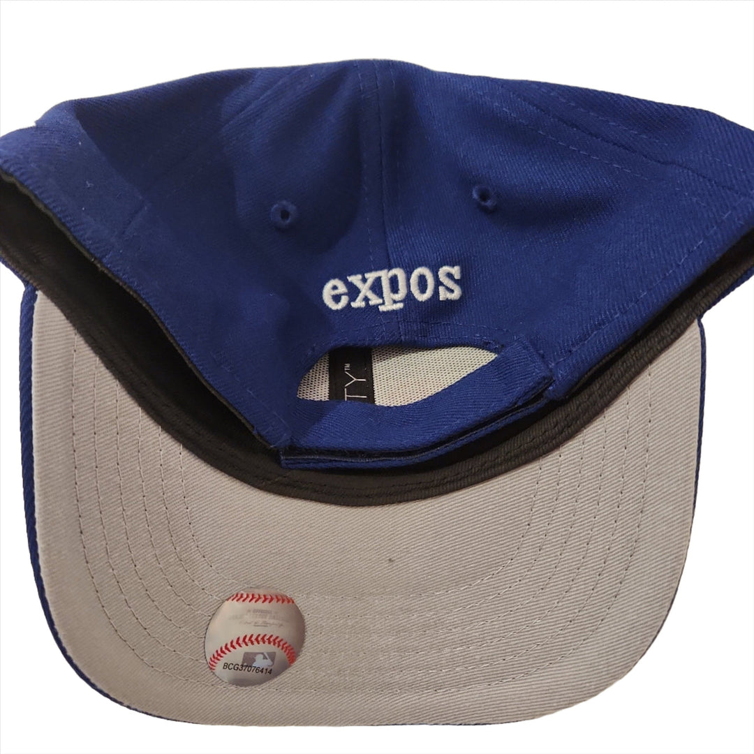 Gorra para niños pequeños 9FORTY de New Era® de la MLB® de béisbol de los Expos de Montreal, color azul