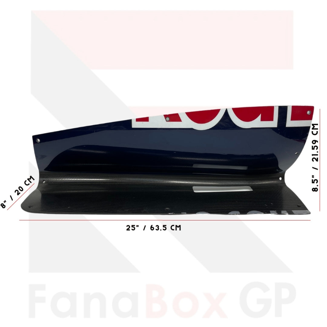 2006 RB2 Red Bull Racing F1™ Team Panneau latéral gauche en fibre de carbone - Souvenirs - Bleu