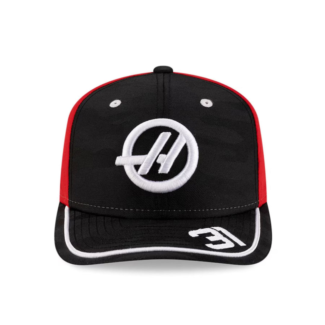 2025 Haas  F1™ Team Esteban Ocon 9Seventy Driver Men's Cap - Black & Red