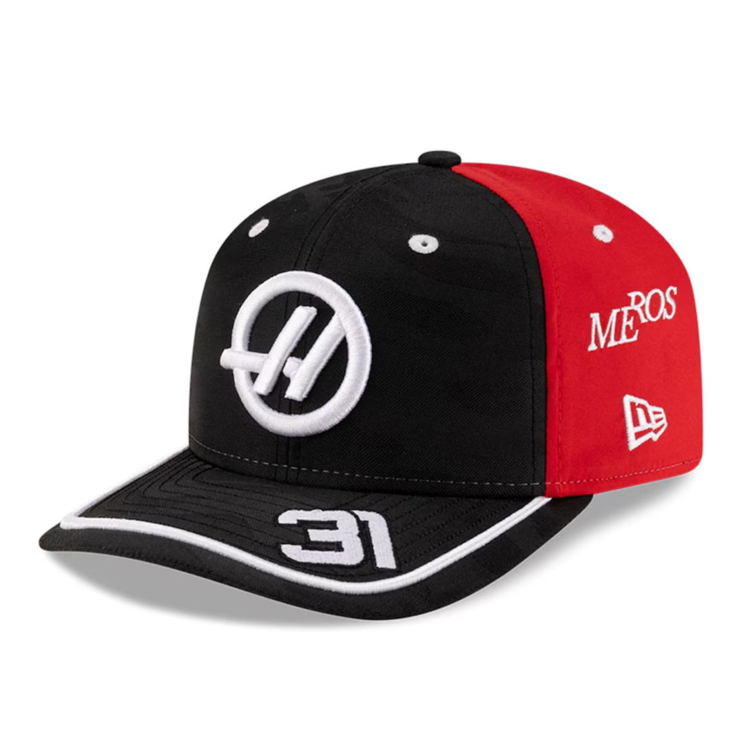 2025 Haas  F1™ Team Esteban Ocon 9Seventy Driver Men's Cap - Black & Red