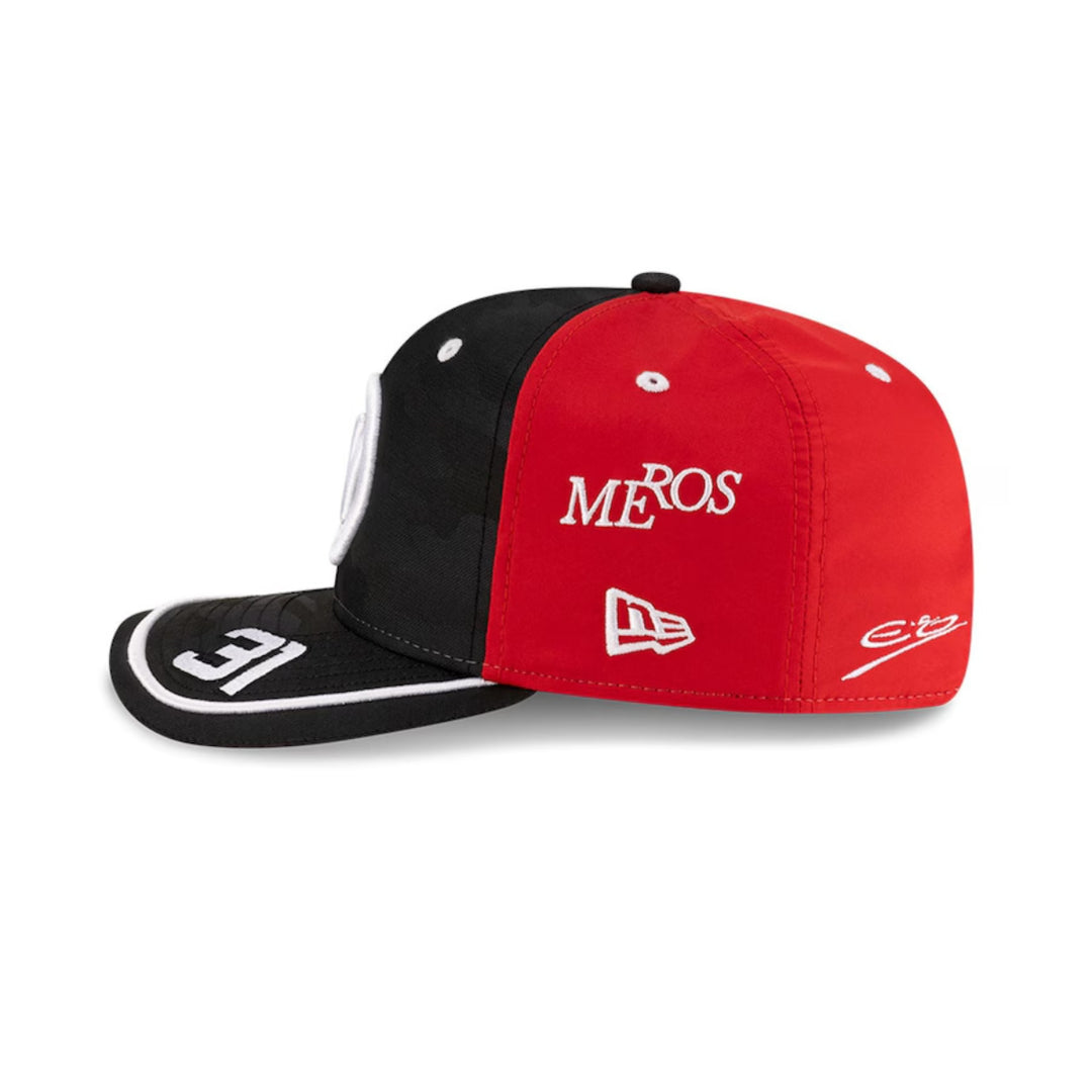 2025 Haas  F1™ Team Esteban Ocon 9Seventy Driver Men's Cap - Black & Red