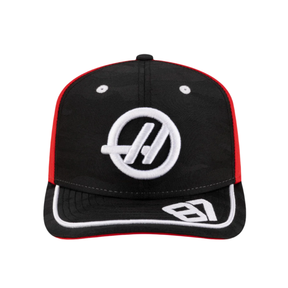 2025 Haas  F1™ Team Oliver "Ollie" Bearman Driver Men's Cap - Black & Red