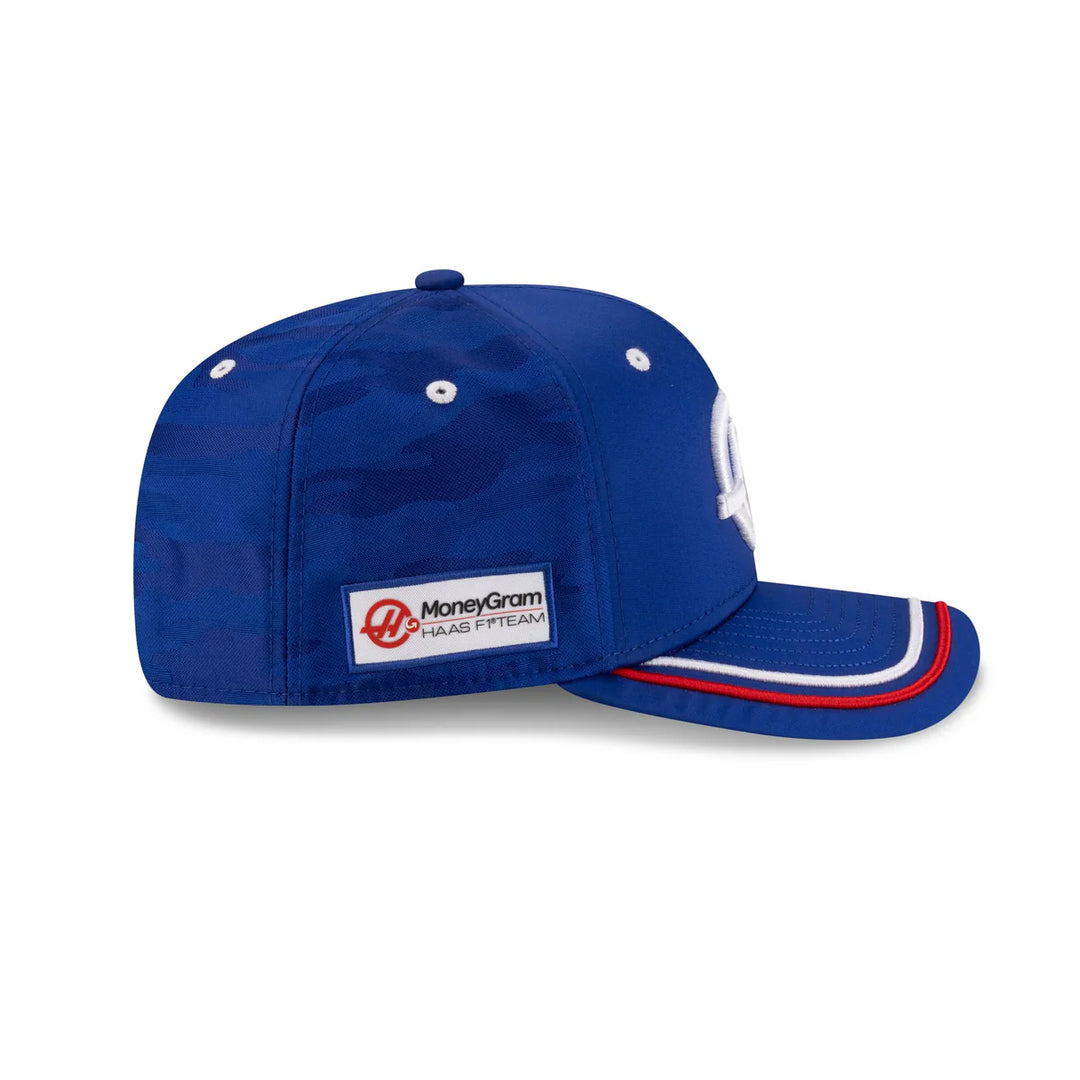 2025 Haas  F1™ Team Oliver "Ollie" Bearman Silverstone GP 9Seventy Men's Cap - Blue