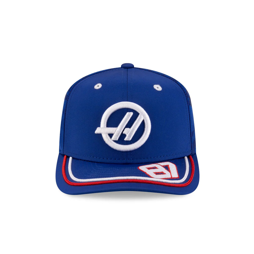 2025 Haas  F1™ Team Oliver "Ollie" Bearman Silverstone GP 9Seventy Men's Cap - Blue