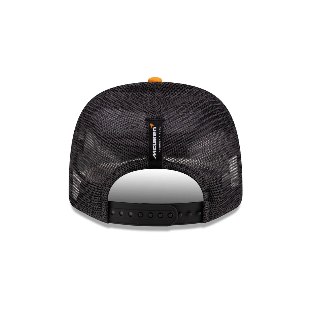 2025 McLaren F1™ Team Lando Norris 9Seventy  Adult Trucker Cap - Papaya and Black