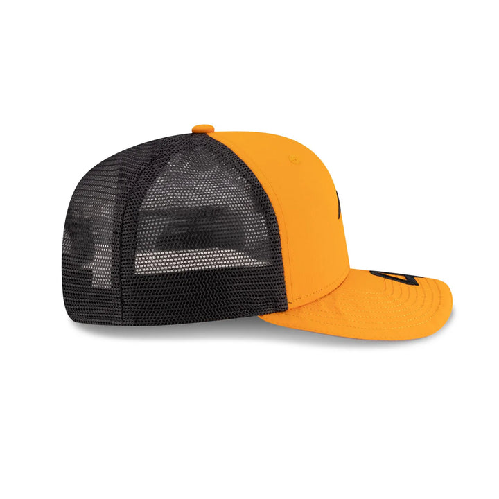 2025 McLaren F1™ Team Lando Norris 9Seventy  Adult Trucker Cap - Papaya and Black