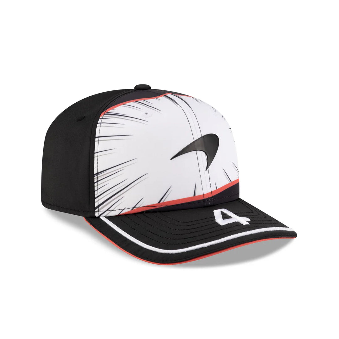 2025 McLaren F1™ Team Lando Norris Japan GP 9Seventy Adult Cap - Black and White
