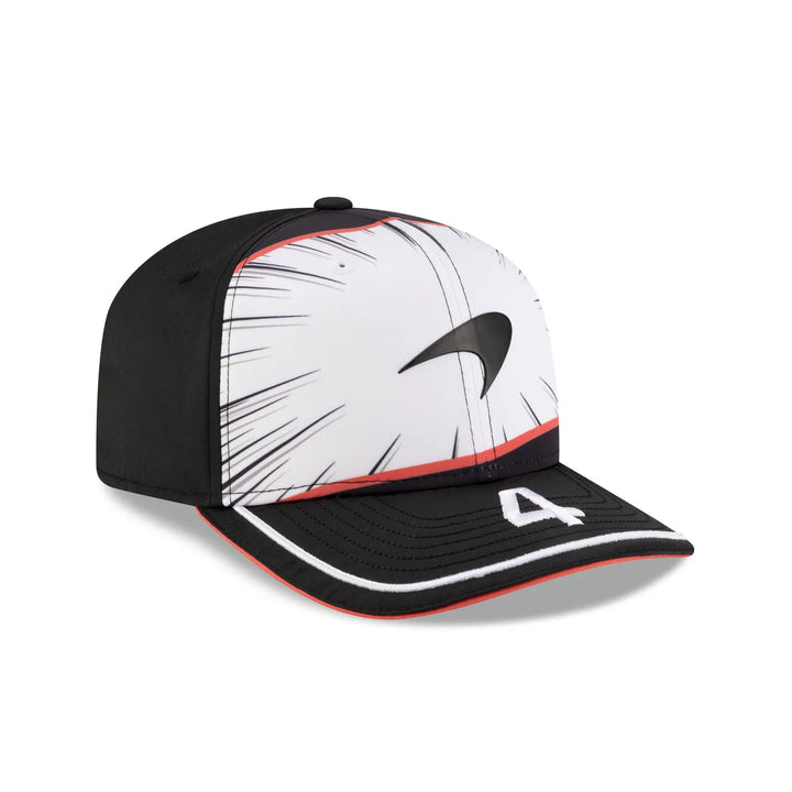 2025 McLaren F1™ Team Lando Norris Japan GP 9Seventy Adult Cap - Black and White