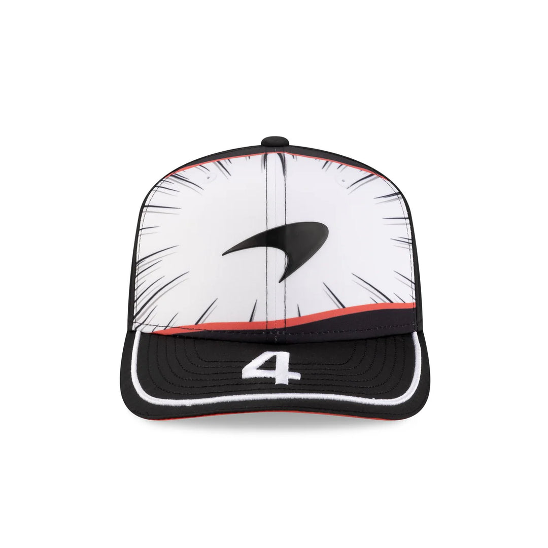 2025 McLaren F1™ Team Lando Norris Japan GP 9Seventy Adult Cap - Black and White