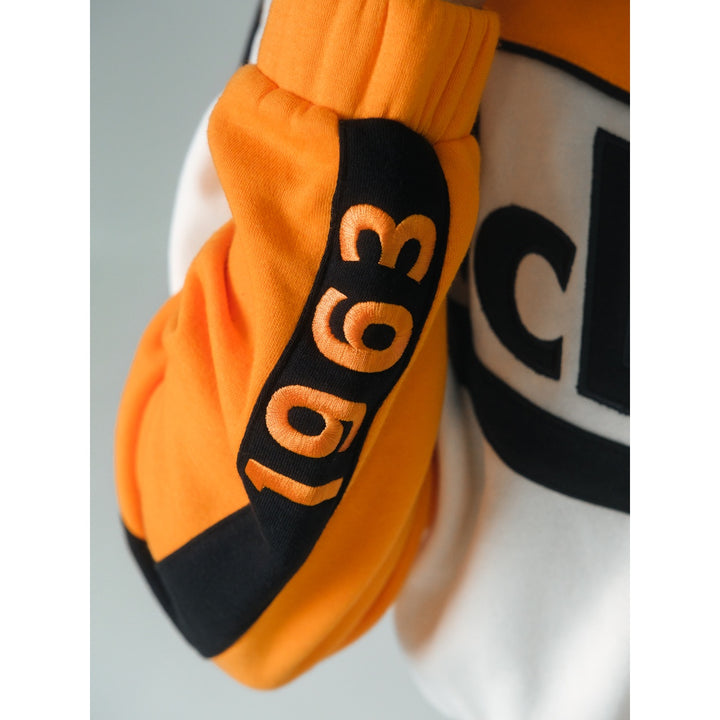 2025 McLaren Racing Top Speed Women's Fleece Track  Fitted Contoured Jacket - Papaya