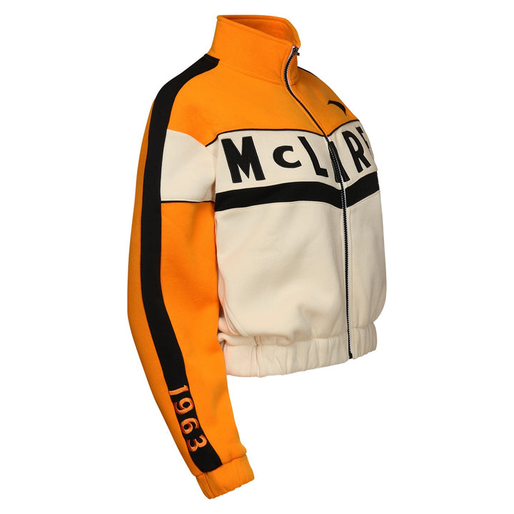 McLaren F1 Team Women's Fleece Embroidered Track Jacket - Papaya