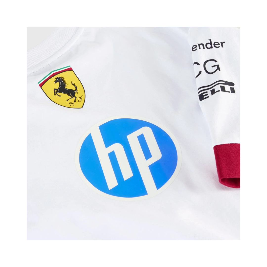 2025 Scuderia Ferrari F1™ HP Team Miami GP Men's T-Shirt - White