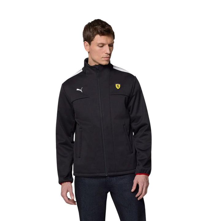2025 Scuderia Ferrari F1™ Team Logo FW Men's Softshell Jacket - Black