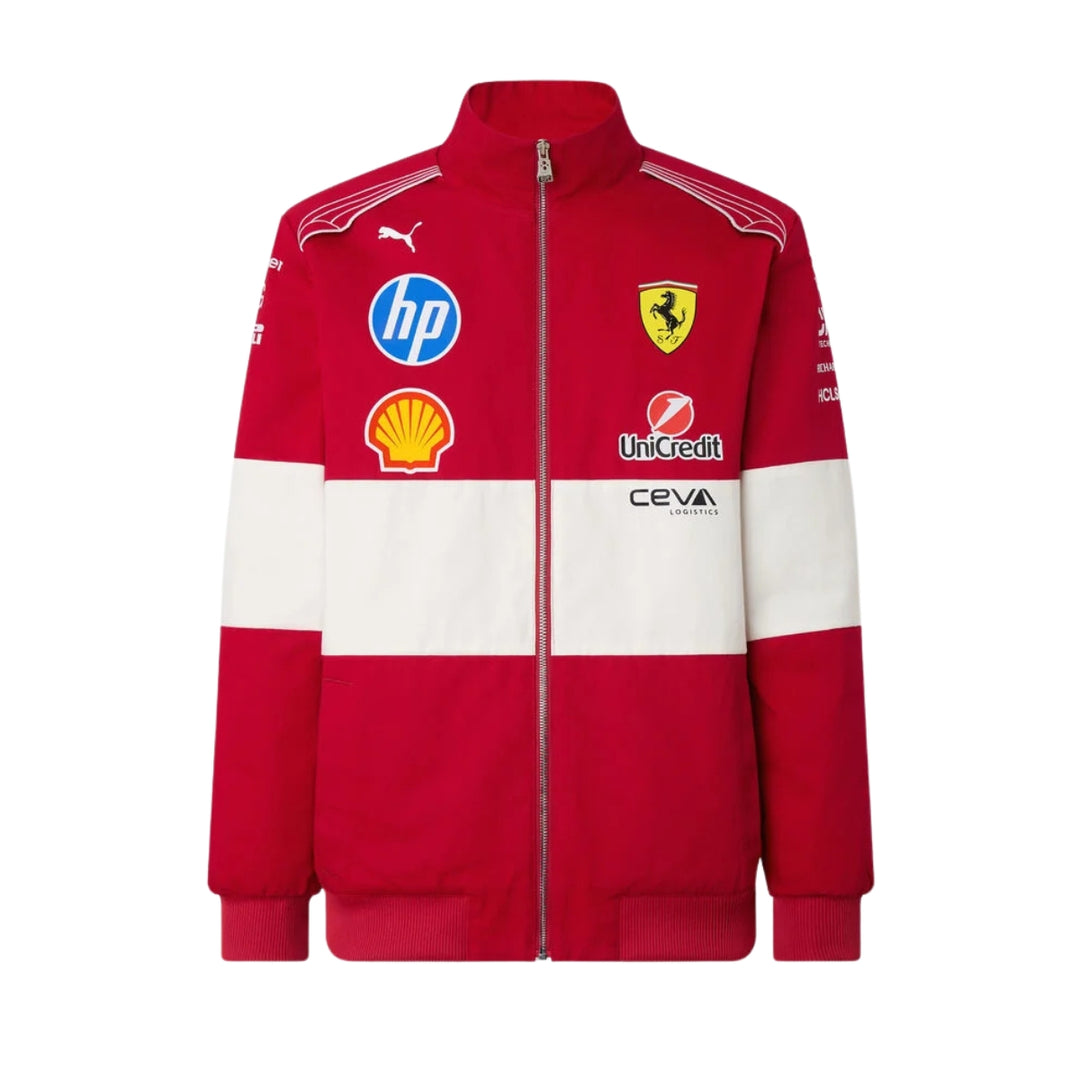 2025 Scuderia Ferrari F1™ Team Men's Jacket - Dark Cherry