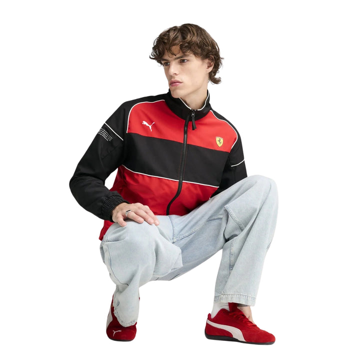 2025 Scuderia Ferrari F1™ Team Men's SDS Jacket - Black and Red