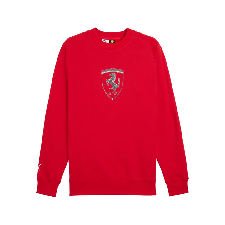 Scuderia Ferrari F1™ Team Race Big Shield Crew Men's Sweatshirt - Black / Red