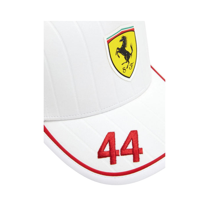 2025 Scuderia Ferrari HP F1™ Team Lewis Hamilton Miami GP Adult Baseball Cap - White