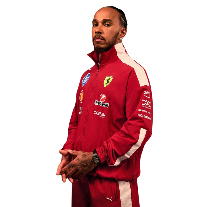 2025 Scuderia Ferrari HP F1™ Team T7 Oversized Adult Jacket - Dark Cherry