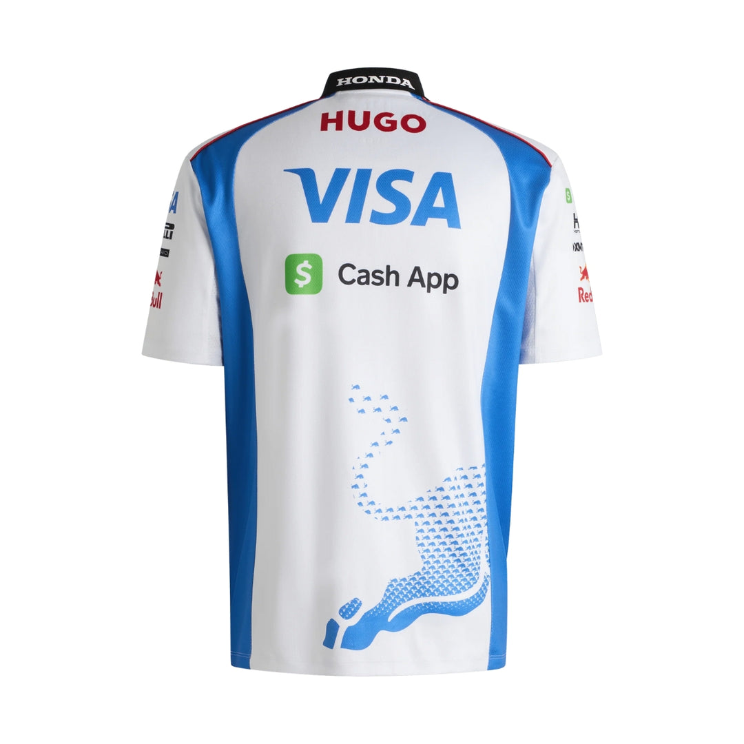 2025 Visa Cash App RB F1™ Team Men's Team Polo - White