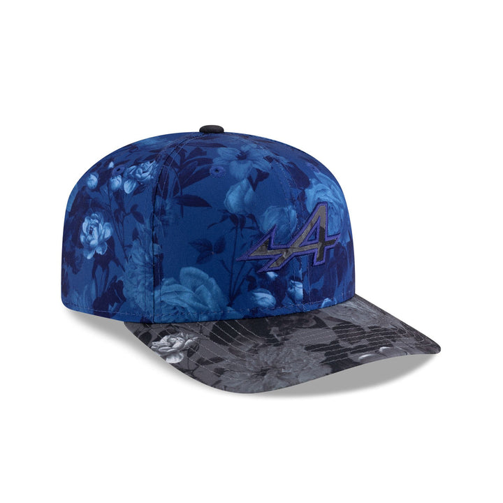 2025 BWT Alpine F1™ Team Tonal Floral 9FIFTY Pre-Curved Men's Cap - Blue