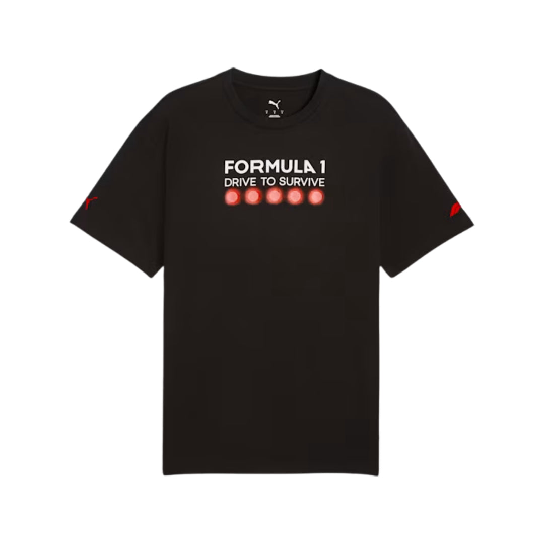 2025 F1® Collection X Puma Drive To Survive Adult  T-Shirt - Black