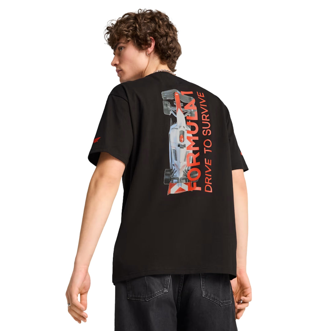 2025 F1® Collection X Puma Drive To Survive Adult  T-Shirt - Black