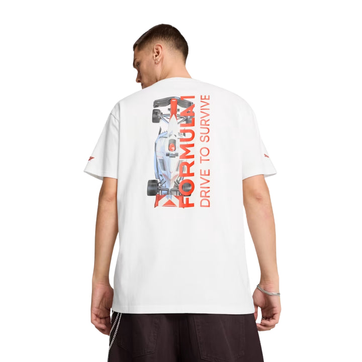2025 F1® Collection X Puma Drive To Survive Adult  T-Shirt - White