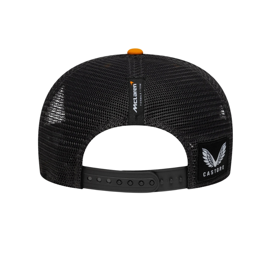 2025 McLaren F1™ Team 9Seventy Adult Trucker Cap - Papaya and Black