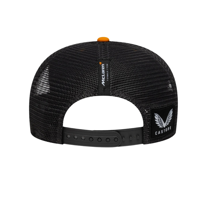 2025 McLaren F1™ Team 9Seventy Adult Trucker Cap - Papaya and Black