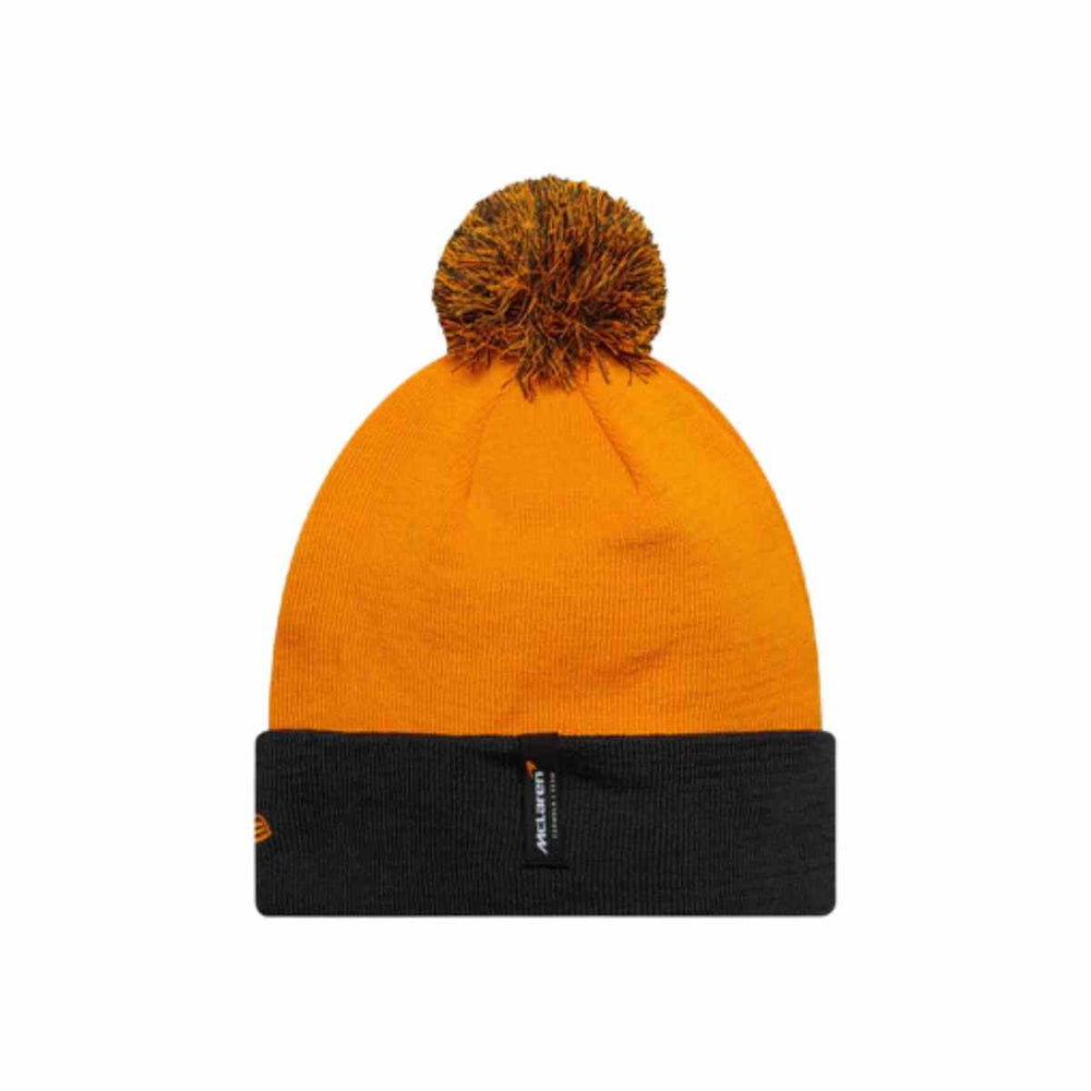 2025 McLaren F1™ Team Adult Beanie Pom Pom - Papaya