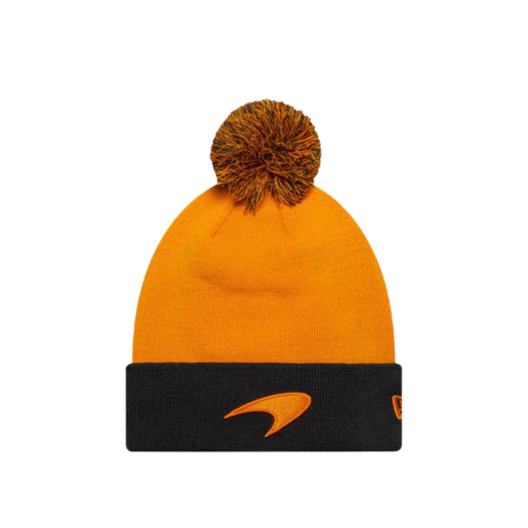 2025 McLaren F1™ Team Adult Beanie Pom Pom - Papaya