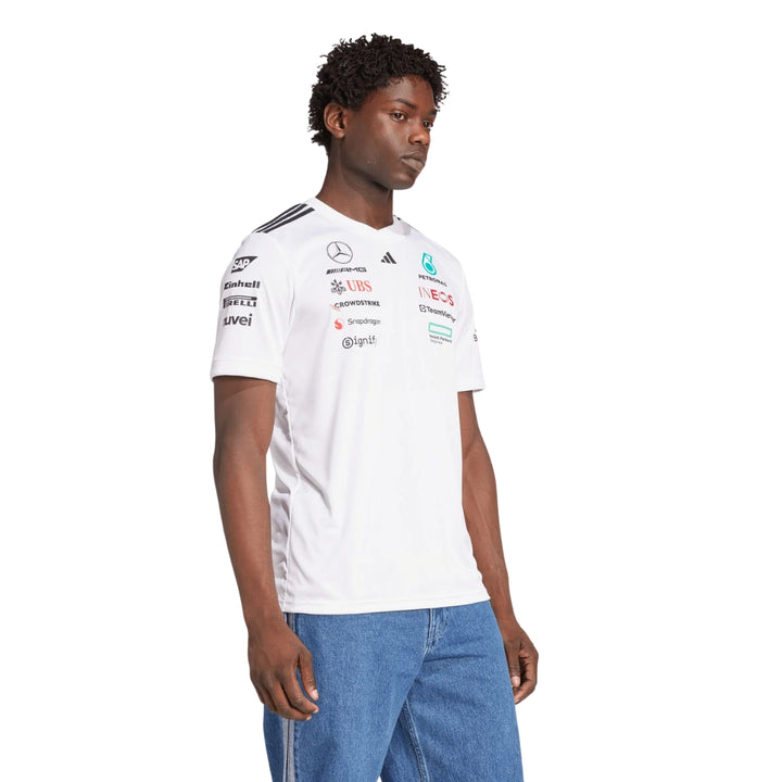 2025 Mercedes-AMG F1™ Team x Adidas Driver Men's Jersey - White