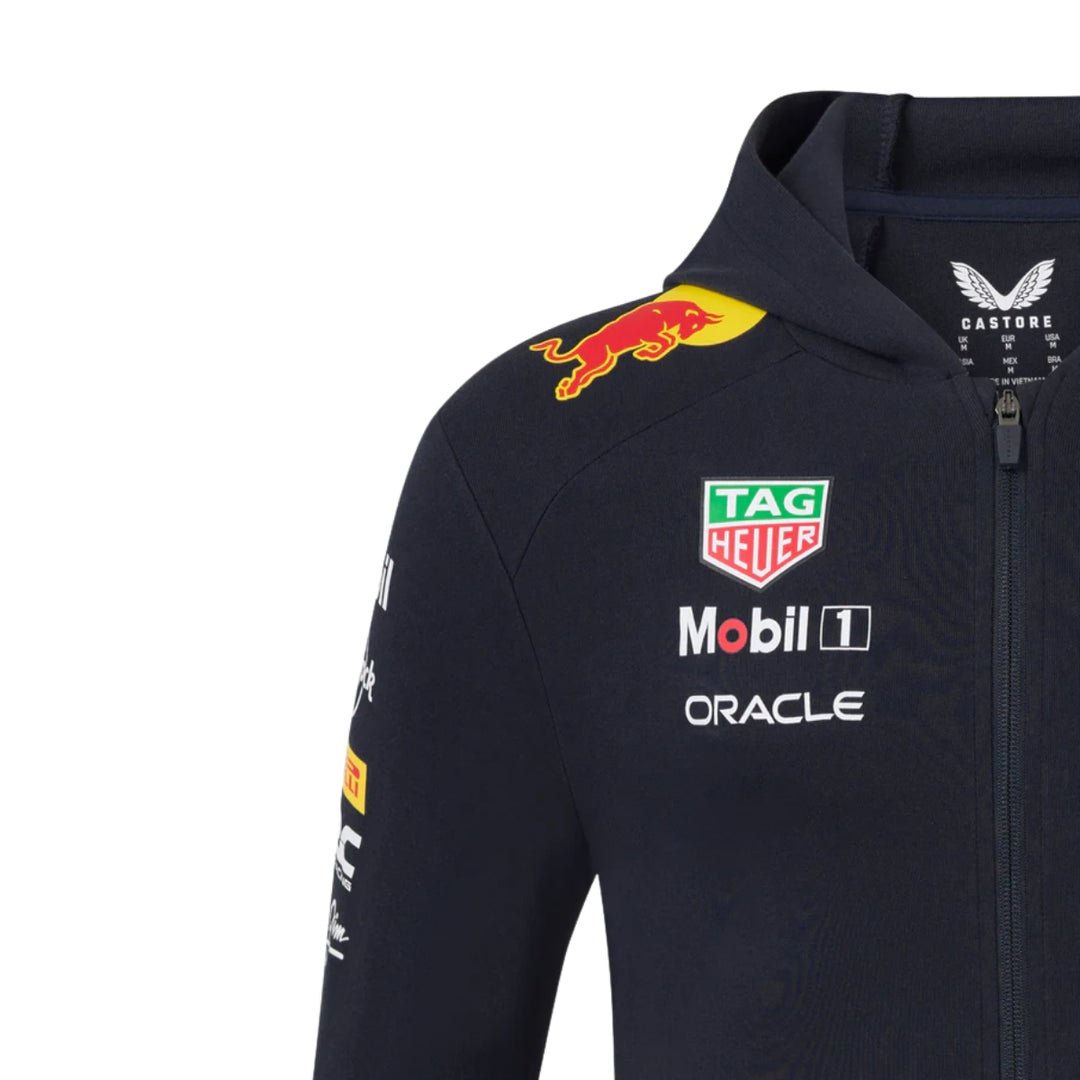 2025 Oracle Red Bull Racing F1™ Team Men Full Zip Hooded Sweatshirt- Navy
