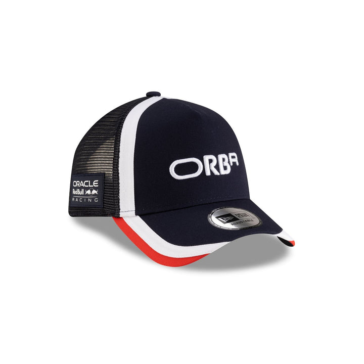2025 Oracle Red Bull Racing F1™ Team Retro 9FORTY A-Frame Trucker Adult Cap - Navy