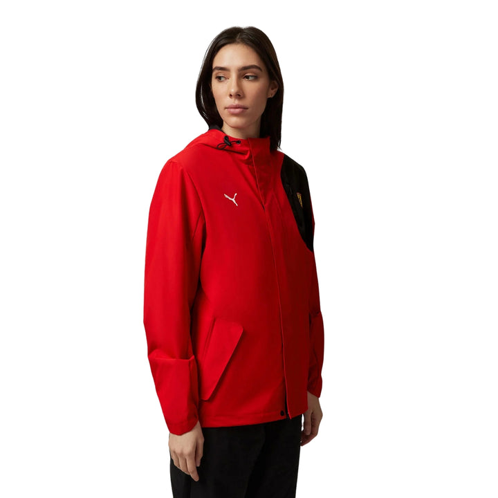 2025 Scuderia Ferrari F1™ Team Logo Men's Rain Jacket - Red