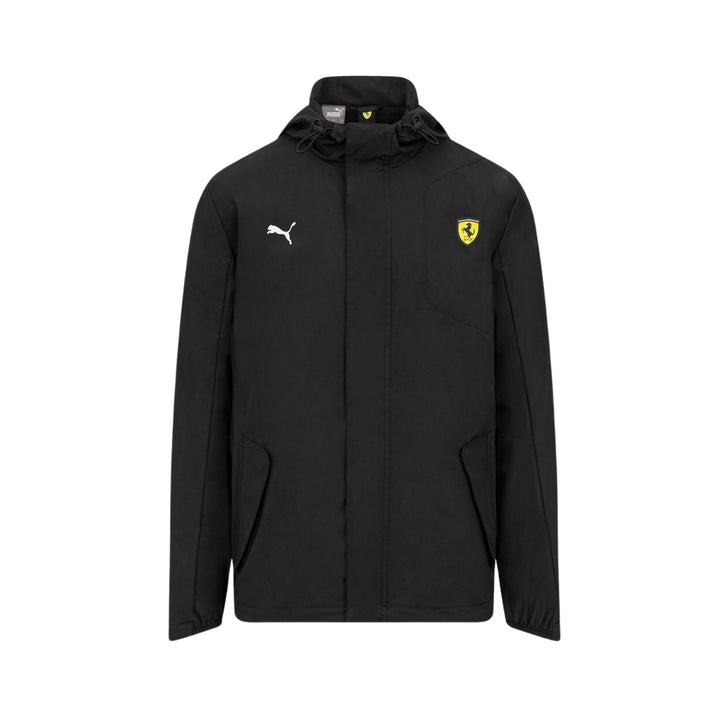 2025 Scuderia Ferrari F1™ Team Logo Unisex Rain Jacket -  Black