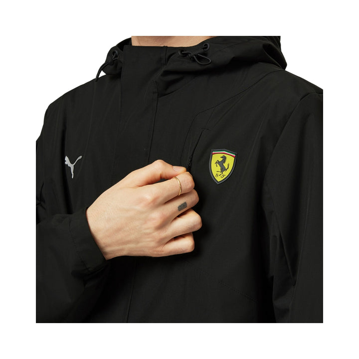 2025 Scuderia Ferrari F1™ Team Logo Unisex Rain Jacket -  Black