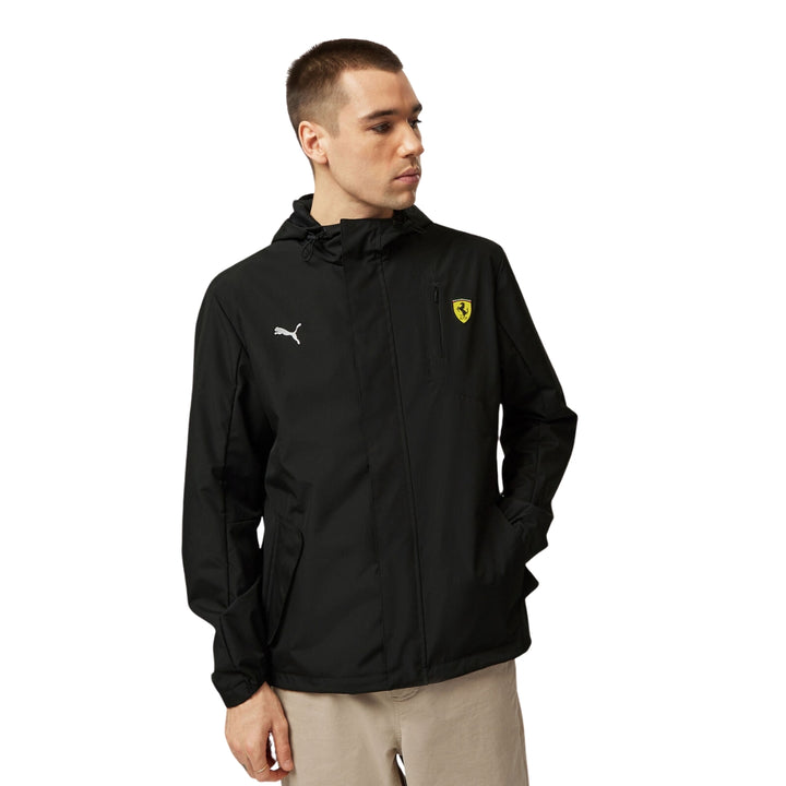 2025 Scuderia Ferrari F1™ Team Logo Unisex Rain Jacket -  Black