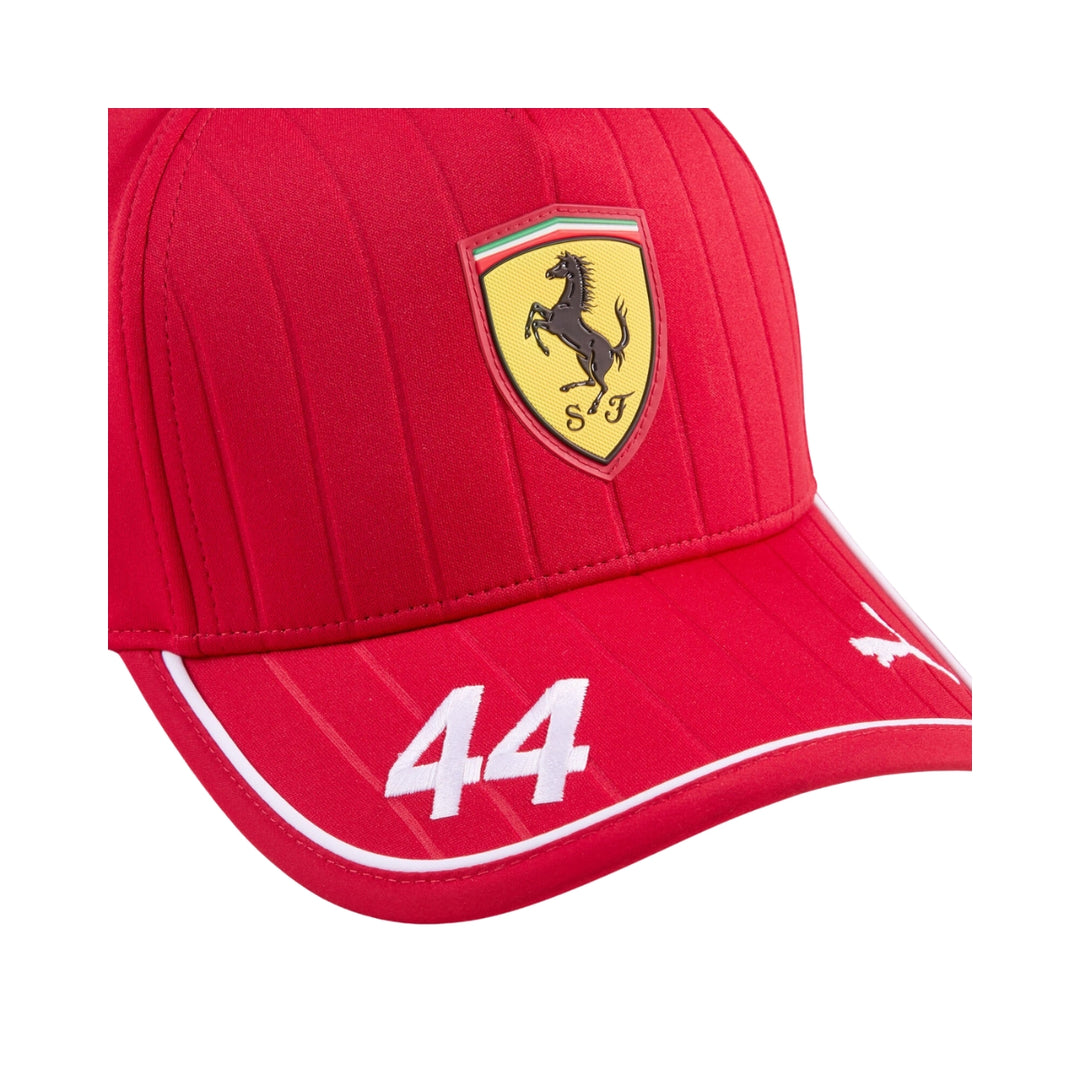 2025 Scuderia Ferrari HP F1™ Team Lewis Hamilton Men's Baseball Adult Cap - Dark Cherry Red