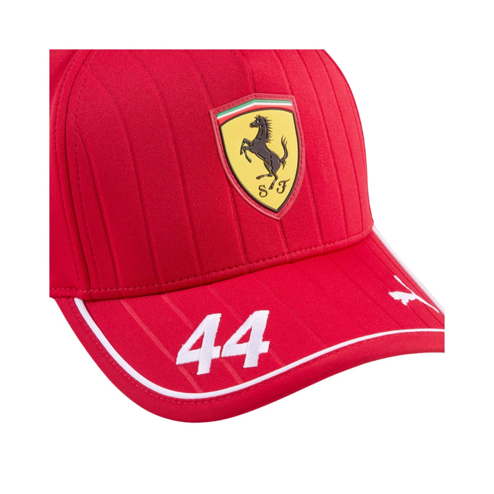 2025 Scuderia Ferrari HP F1™ Team Lewis Hamilton Men's Baseball Adult Cap - Dark Cherry Red