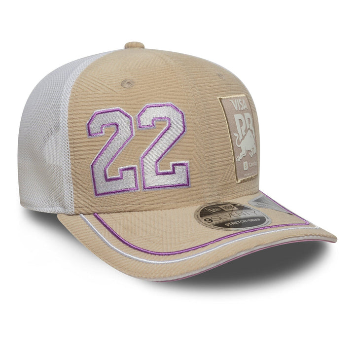 2025 Visa Cash App RB F1™ Team Miami GP Yuki Tsunoda 9Seventy Adjustable Adult Cap - Beige