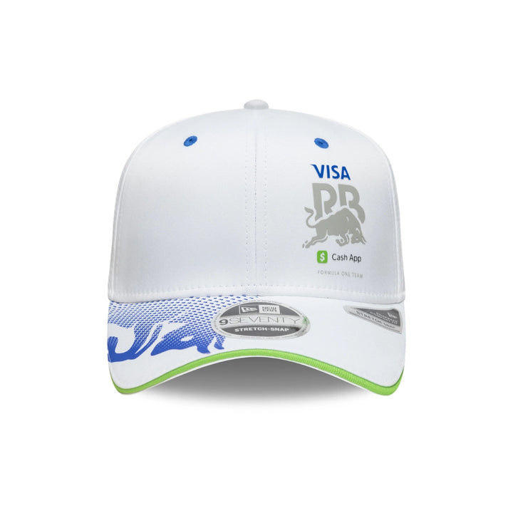 2025 Visa Cash App RB F1™ Team SS 9Seventy Adjustable Adult Cap - White