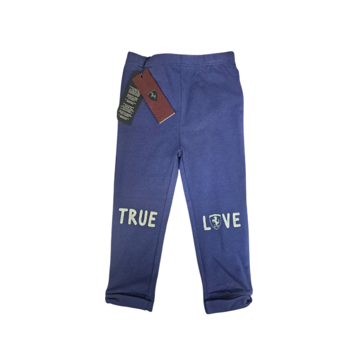 Official Scuderia Ferrari Newborn Baby Girl Boy Pants - Navy