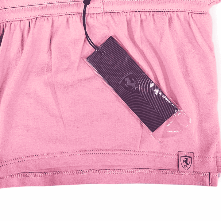 Polo pour bébé fille Scuderia Ferrari F1™ Team « SF » Heart - Blanc/Rose