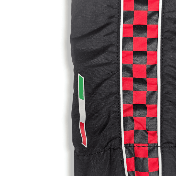 Scuderia Ferrari F1™ Team 'Checkflag' Long Swimsuit Youth Kids Board Shorts - Black
