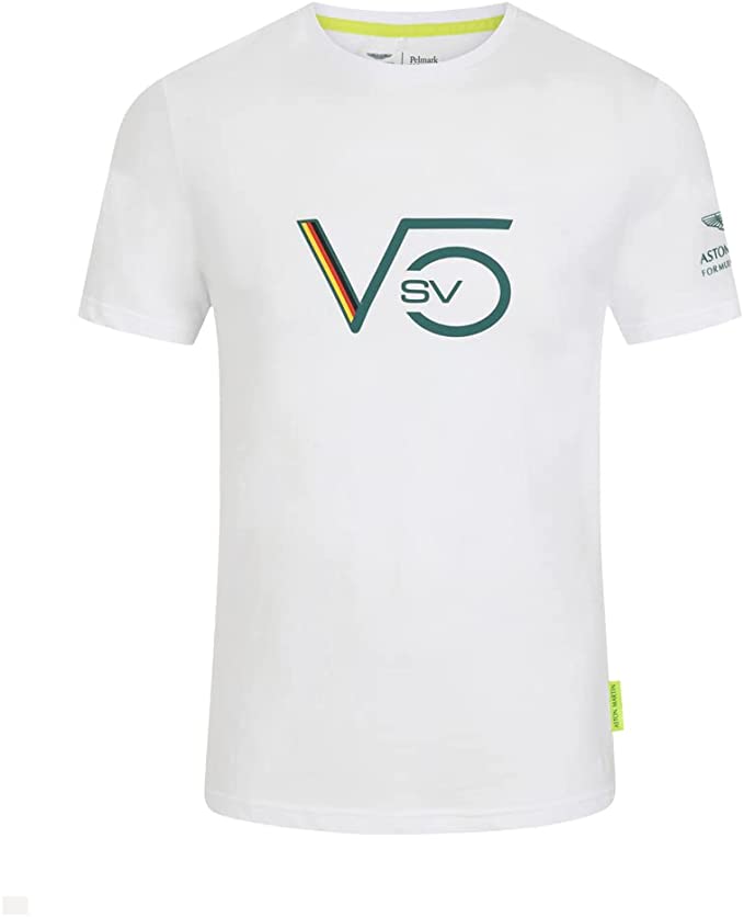 Aston Martin F1™ Team Sebastian Vettel T-Shirt - White - Men